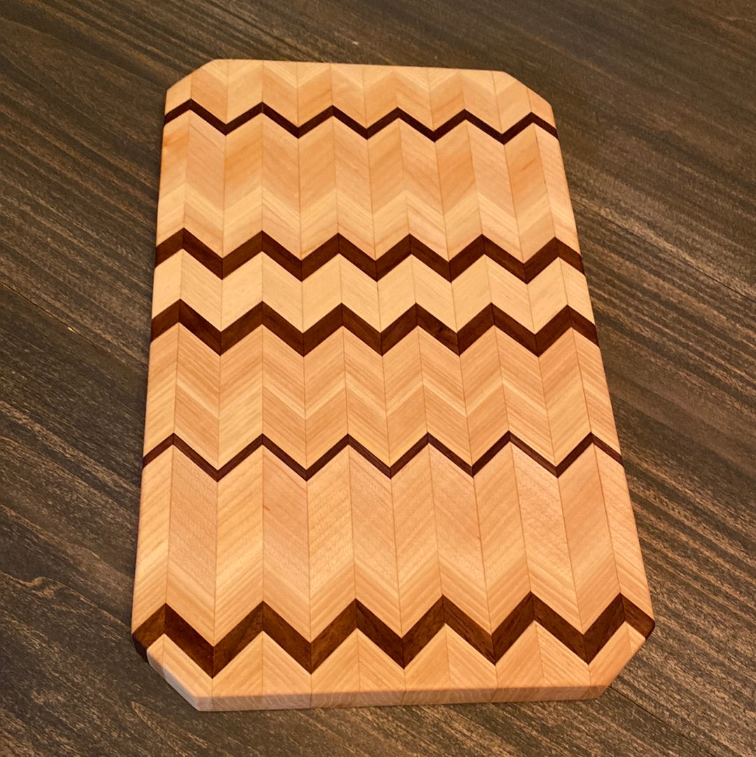 Herringbone cheese board